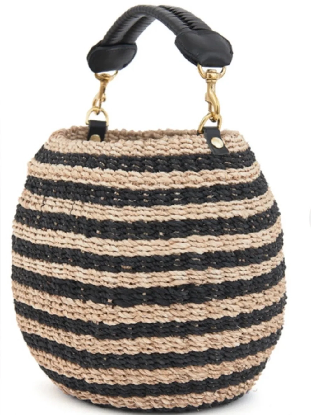 Clare V striped pot de miel basket bag - Picture 1 of 8